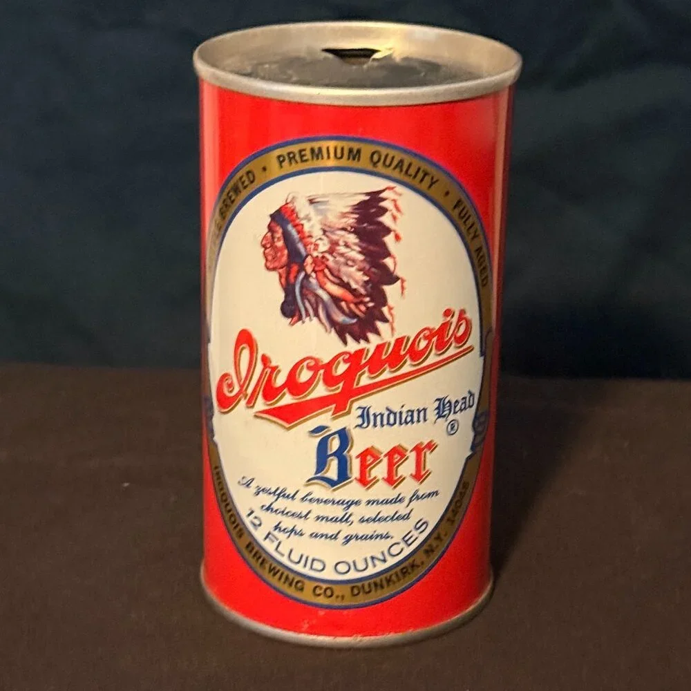 Iroquois Indian Head Vintage Beer can